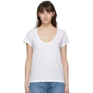 Rag & Bone Classic White Short Sleeve Tee